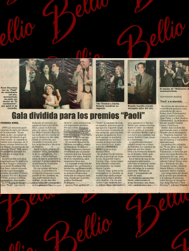 TeleOro Presentó los Premios Paoli